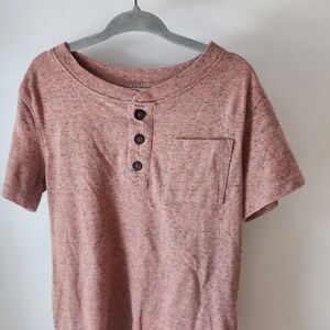 Cat & Jack Pink Henley Kids Shirt